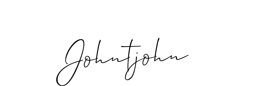 How to make Johntjohn signature? Allison_Script is a professional autograph style. Create handwritten signature for Johntjohn name. Johntjohn signature style 2 images and pictures png