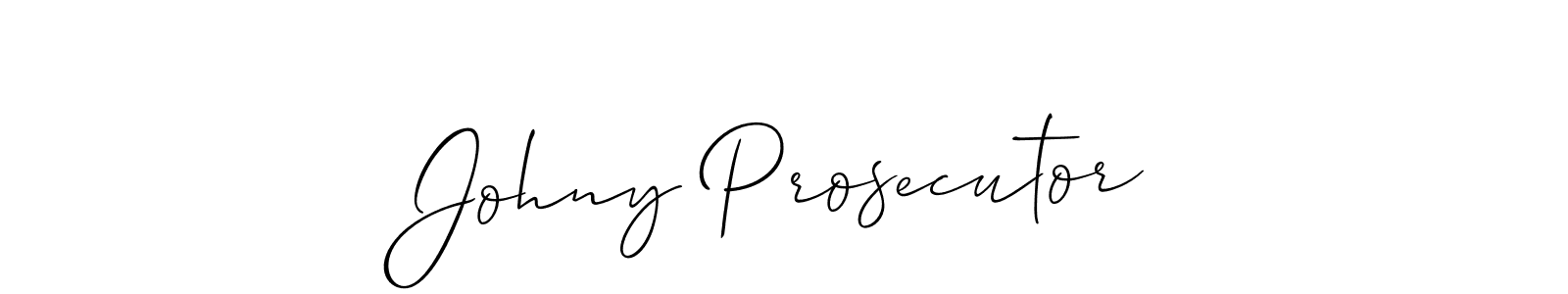 Create a beautiful signature design for name Johny Prosecutor. With this signature (Allison_Script) fonts, you can make a handwritten signature for free. Johny Prosecutor signature style 2 images and pictures png