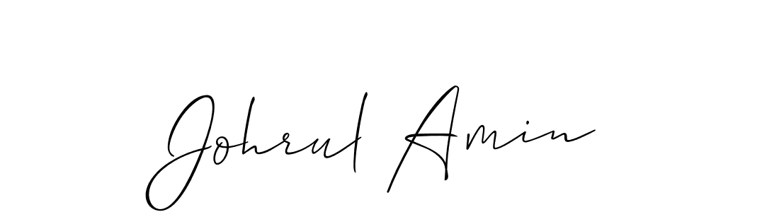 How to Draw Johrul Amin signature style? Allison_Script is a latest design signature styles for name Johrul Amin. Johrul Amin signature style 2 images and pictures png