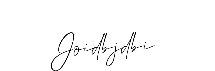 The best way (Allison_Script) to make a short signature is to pick only two or three words in your name. The name Joidbjdbi include a total of six letters. For converting this name. Joidbjdbi signature style 2 images and pictures png