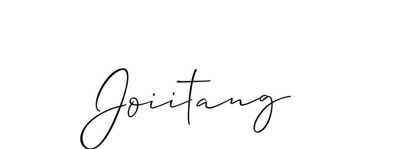 Make a short Joiitang signature style. Manage your documents anywhere anytime using Allison_Script. Create and add eSignatures, submit forms, share and send files easily. Joiitang signature style 2 images and pictures png