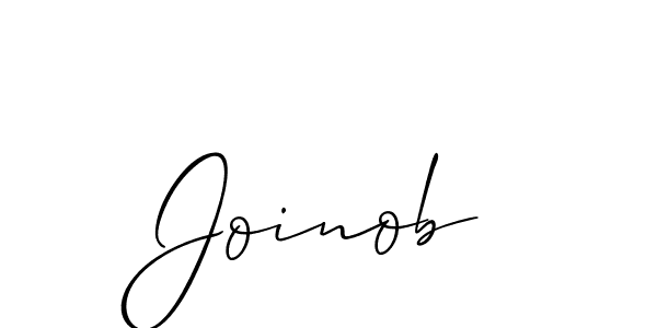 Create a beautiful signature design for name Joinob. With this signature (Allison_Script) fonts, you can make a handwritten signature for free. Joinob signature style 2 images and pictures png