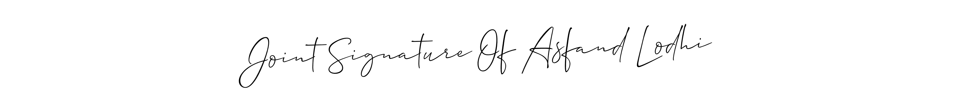 Make a beautiful signature design for name Joint Signature Of Asfand Lodhi. Use this online signature maker to create a handwritten signature for free. Joint Signature Of Asfand Lodhi signature style 2 images and pictures png