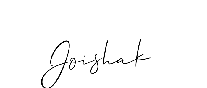 Make a beautiful signature design for name Joishak. With this signature (Allison_Script) style, you can create a handwritten signature for free. Joishak signature style 2 images and pictures png