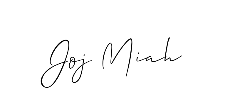 Also we have Joj Miah name is the best signature style. Create professional handwritten signature collection using Allison_Script autograph style. Joj Miah signature style 2 images and pictures png