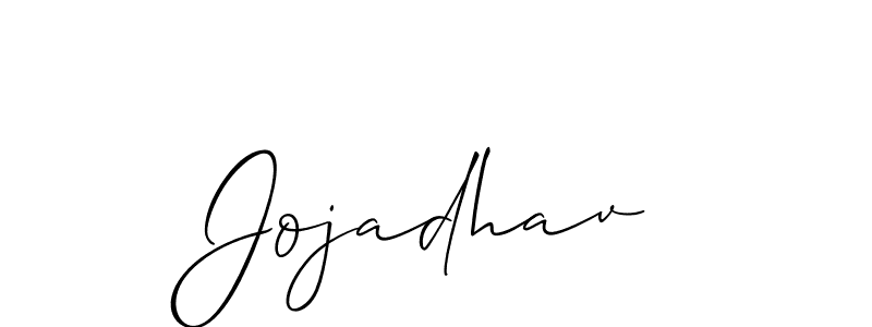 if you are searching for the best signature style for your name Jojadhav. so please give up your signature search. here we have designed multiple signature styles  using Allison_Script. Jojadhav signature style 2 images and pictures png