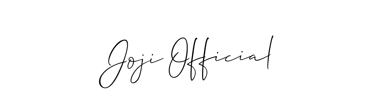 Make a beautiful signature design for name Joji Official. Use this online signature maker to create a handwritten signature for free. Joji Official signature style 2 images and pictures png