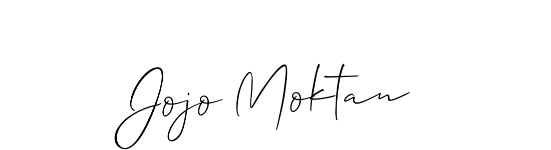It looks lik you need a new signature style for name Jojo Moktan. Design unique handwritten (Allison_Script) signature with our free signature maker in just a few clicks. Jojo Moktan signature style 2 images and pictures png
