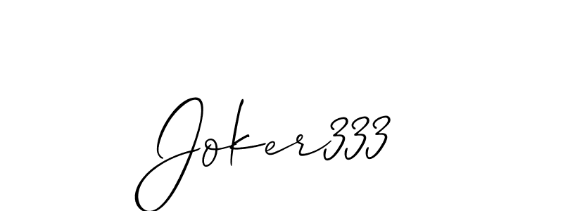 Once you've used our free online signature maker to create your best signature Allison_Script style, it's time to enjoy all of the benefits that Joker333 name signing documents. Joker333 signature style 2 images and pictures png