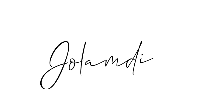 This is the best signature style for the Jolamdi name. Also you like these signature font (Allison_Script). Mix name signature. Jolamdi signature style 2 images and pictures png