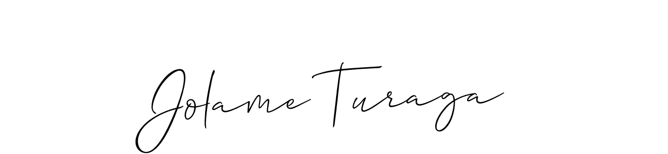 You can use this online signature creator to create a handwritten signature for the name Jolame Turaga. This is the best online autograph maker. Jolame Turaga signature style 2 images and pictures png