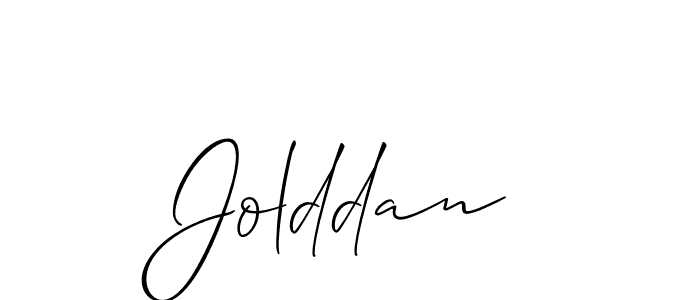 The best way (Allison_Script) to make a short signature is to pick only two or three words in your name. The name Jolddan include a total of six letters. For converting this name. Jolddan signature style 2 images and pictures png