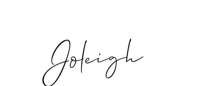 Make a beautiful signature design for name Joleigh. Use this online signature maker to create a handwritten signature for free. Joleigh signature style 2 images and pictures png