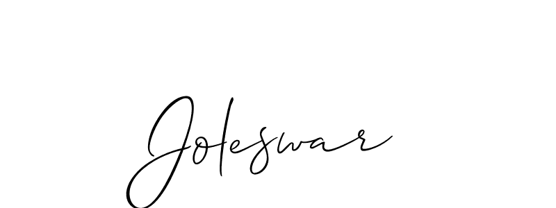 Make a beautiful signature design for name Joleswar. Use this online signature maker to create a handwritten signature for free. Joleswar signature style 2 images and pictures png