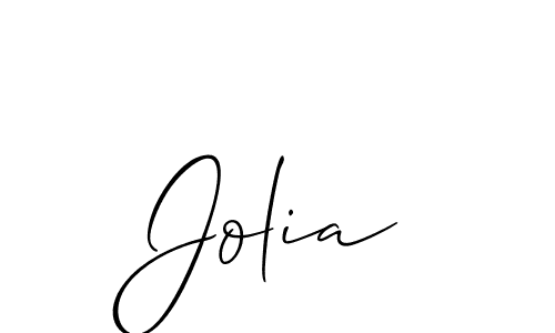 Also we have Jolia name is the best signature style. Create professional handwritten signature collection using Allison_Script autograph style. Jolia signature style 2 images and pictures png