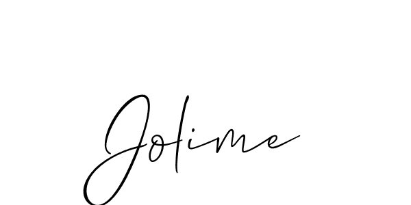 if you are searching for the best signature style for your name Jolime. so please give up your signature search. here we have designed multiple signature styles  using Allison_Script. Jolime signature style 2 images and pictures png
