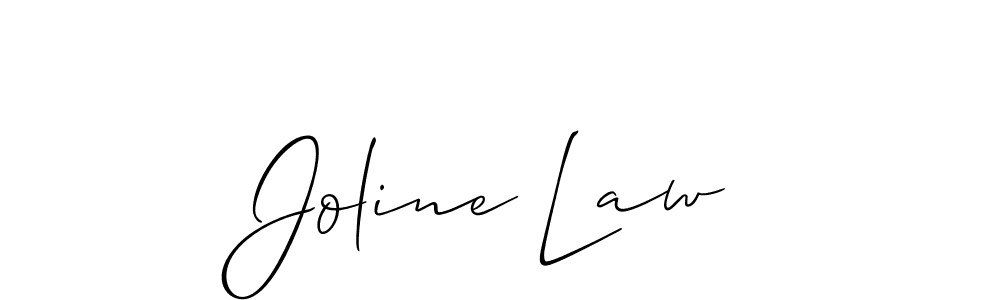 Also we have Joline Law name is the best signature style. Create professional handwritten signature collection using Allison_Script autograph style. Joline Law signature style 2 images and pictures png