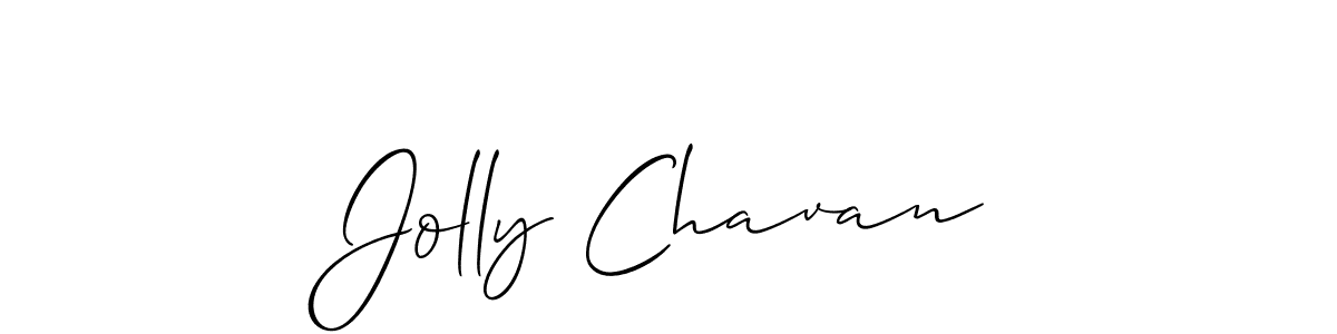 How to Draw Jolly Chavan signature style? Allison_Script is a latest design signature styles for name Jolly Chavan. Jolly Chavan signature style 2 images and pictures png