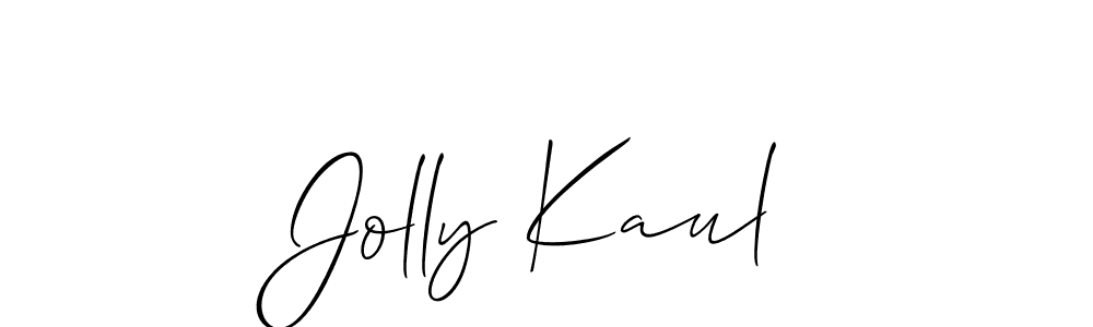 Create a beautiful signature design for name Jolly Kaul. With this signature (Allison_Script) fonts, you can make a handwritten signature for free. Jolly Kaul signature style 2 images and pictures png