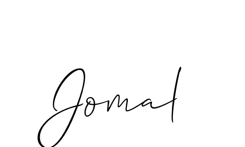 It looks lik you need a new signature style for name Jomal. Design unique handwritten (Allison_Script) signature with our free signature maker in just a few clicks. Jomal signature style 2 images and pictures png