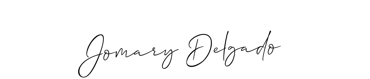 Make a beautiful signature design for name Jomary Delgado. With this signature (Allison_Script) style, you can create a handwritten signature for free. Jomary Delgado signature style 2 images and pictures png