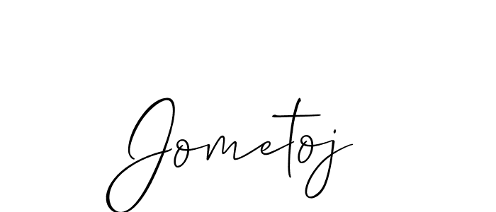 Best and Professional Signature Style for Jometoj. Allison_Script Best Signature Style Collection. Jometoj signature style 2 images and pictures png