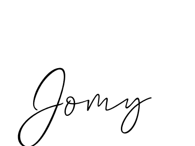 You should practise on your own different ways (Allison_Script) to write your name (Jomy) in signature. don't let someone else do it for you. Jomy signature style 2 images and pictures png