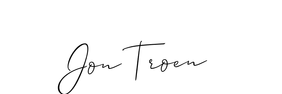 You can use this online signature creator to create a handwritten signature for the name Jon Troen. This is the best online autograph maker. Jon Troen signature style 2 images and pictures png