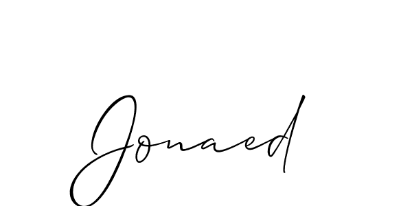 How to Draw Jonaed signature style? Allison_Script is a latest design signature styles for name Jonaed. Jonaed signature style 2 images and pictures png