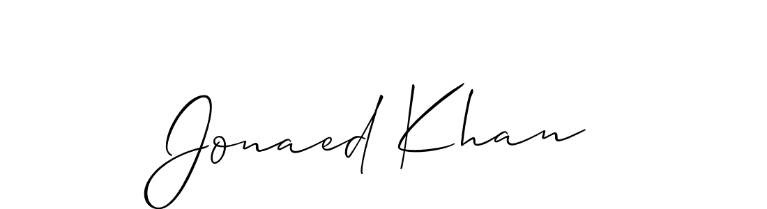 You should practise on your own different ways (Allison_Script) to write your name (Jonaed Khan) in signature. don't let someone else do it for you. Jonaed Khan signature style 2 images and pictures png