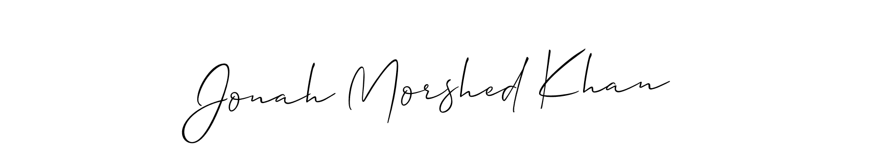 You can use this online signature creator to create a handwritten signature for the name Jonah Morshed Khan. This is the best online autograph maker. Jonah Morshed Khan signature style 2 images and pictures png