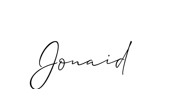 Best and Professional Signature Style for Jonaid. Allison_Script Best Signature Style Collection. Jonaid signature style 2 images and pictures png