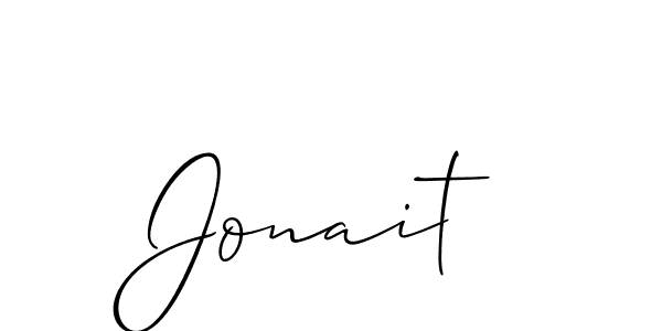 It looks lik you need a new signature style for name Jonait. Design unique handwritten (Allison_Script) signature with our free signature maker in just a few clicks. Jonait signature style 2 images and pictures png