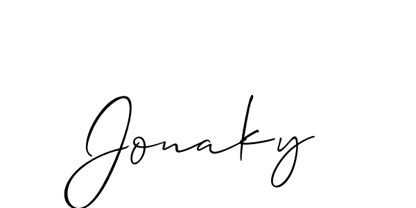 Here are the top 10 professional signature styles for the name Jonaky. These are the best autograph styles you can use for your name. Jonaky signature style 2 images and pictures png