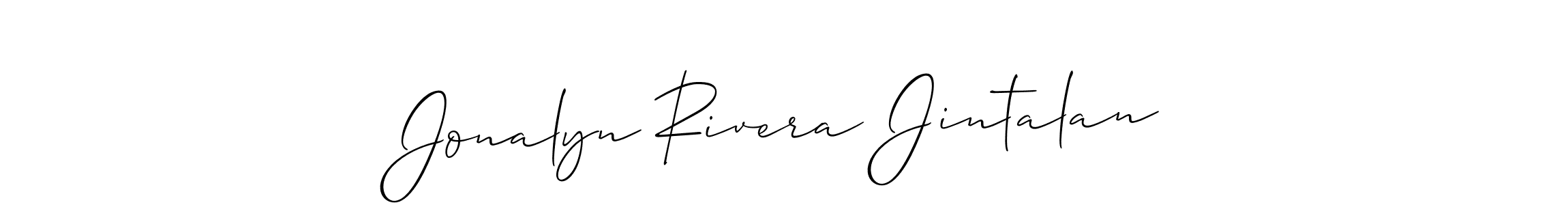 Jonalyn Rivera Jintalan stylish signature style. Best Handwritten Sign (Allison_Script) for my name. Handwritten Signature Collection Ideas for my name Jonalyn Rivera Jintalan. Jonalyn Rivera Jintalan signature style 2 images and pictures png
