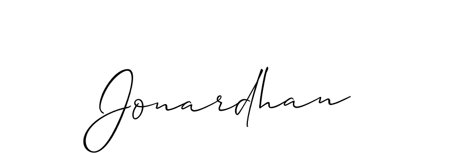 The best way (Allison_Script) to make a short signature is to pick only two or three words in your name. The name Jonardhan include a total of six letters. For converting this name. Jonardhan signature style 2 images and pictures png