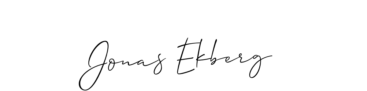 if you are searching for the best signature style for your name Jonas Ekberg. so please give up your signature search. here we have designed multiple signature styles  using Allison_Script. Jonas Ekberg signature style 2 images and pictures png