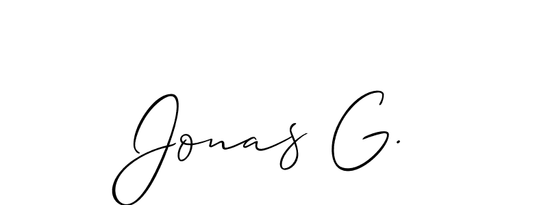 You can use this online signature creator to create a handwritten signature for the name Jonas G.. This is the best online autograph maker. Jonas G. signature style 2 images and pictures png