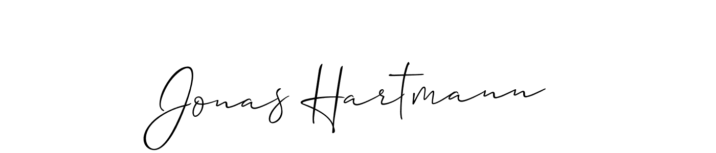 How to make Jonas Hartmann signature? Allison_Script is a professional autograph style. Create handwritten signature for Jonas Hartmann name. Jonas Hartmann signature style 2 images and pictures png