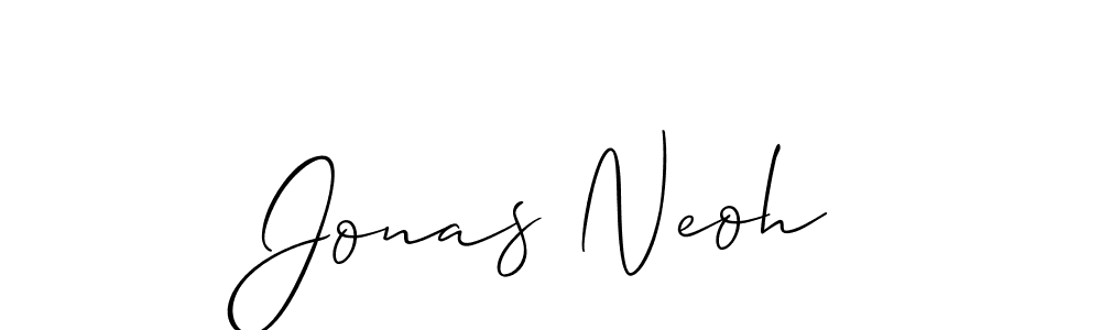 Best and Professional Signature Style for Jonas Neoh. Allison_Script Best Signature Style Collection. Jonas Neoh signature style 2 images and pictures png