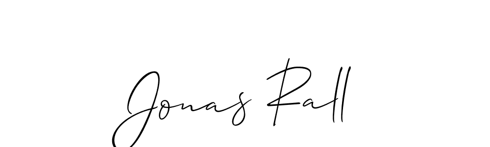 Make a beautiful signature design for name Jonas Rall. Use this online signature maker to create a handwritten signature for free. Jonas Rall signature style 2 images and pictures png
