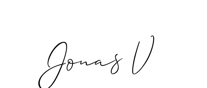 Here are the top 10 professional signature styles for the name Jonas V. These are the best autograph styles you can use for your name. Jonas V signature style 2 images and pictures png