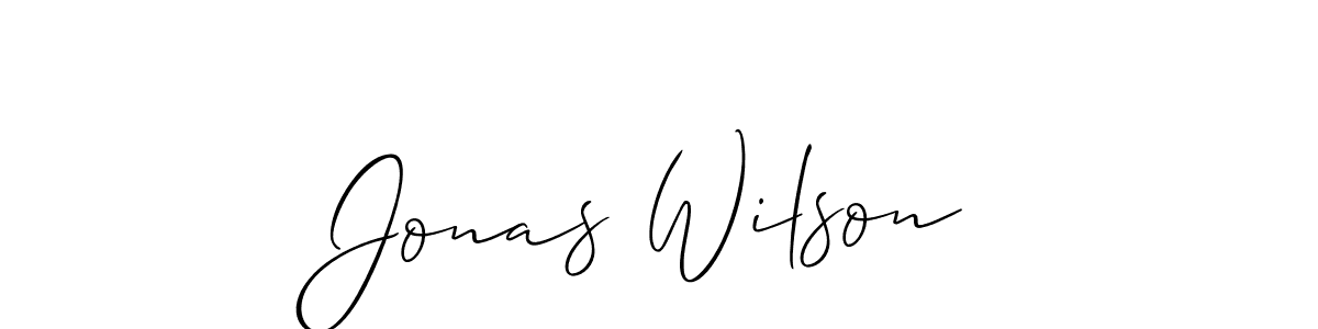 It looks lik you need a new signature style for name Jonas Wilson. Design unique handwritten (Allison_Script) signature with our free signature maker in just a few clicks. Jonas Wilson signature style 2 images and pictures png