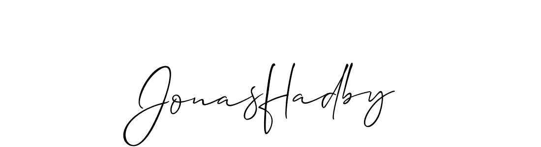 It looks lik you need a new signature style for name Jonasfladby. Design unique handwritten (Allison_Script) signature with our free signature maker in just a few clicks. Jonasfladby signature style 2 images and pictures png