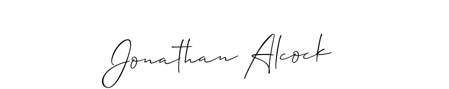 Similarly Allison_Script is the best handwritten signature design. Signature creator online .You can use it as an online autograph creator for name Jonathan Alcock. Jonathan Alcock signature style 2 images and pictures png