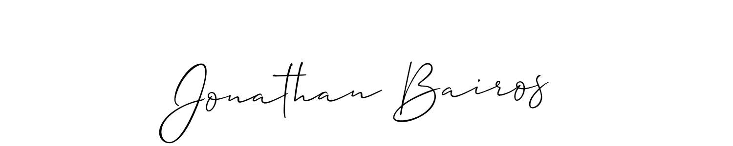 How to Draw Jonathan Bairos signature style? Allison_Script is a latest design signature styles for name Jonathan Bairos. Jonathan Bairos signature style 2 images and pictures png