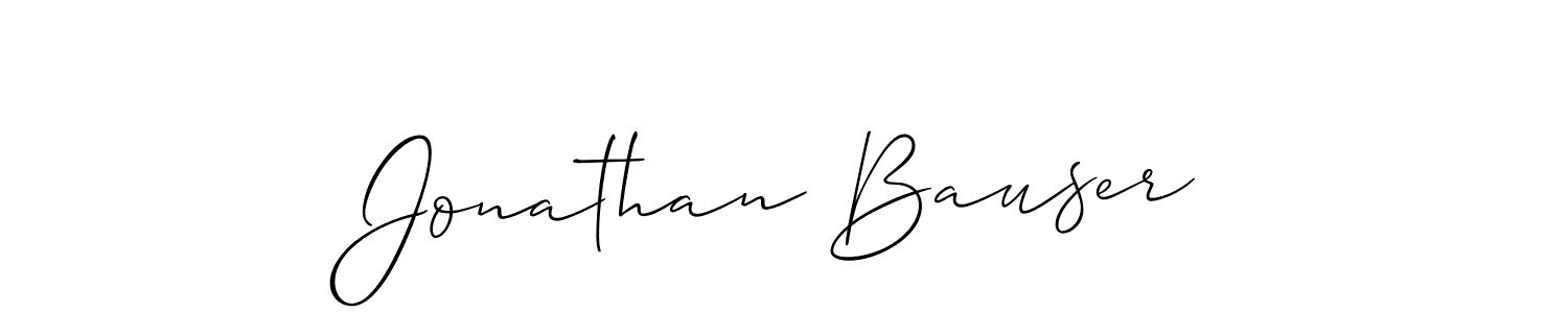 The best way (Allison_Script) to make a short signature is to pick only two or three words in your name. The name Jonathan Bauser include a total of six letters. For converting this name. Jonathan Bauser signature style 2 images and pictures png