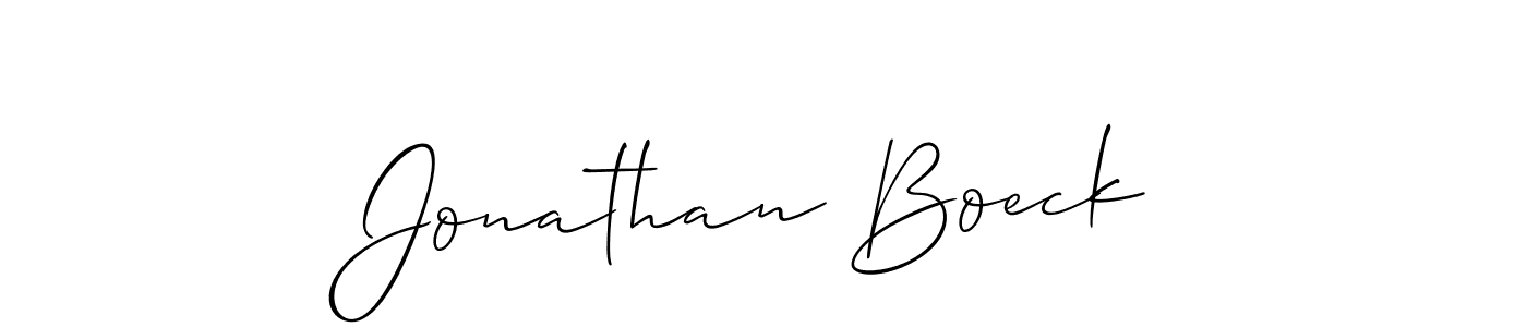 Create a beautiful signature design for name Jonathan Boeck. With this signature (Allison_Script) fonts, you can make a handwritten signature for free. Jonathan Boeck signature style 2 images and pictures png