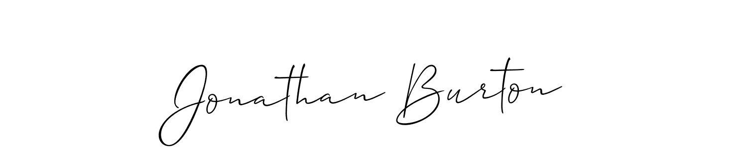 Best and Professional Signature Style for Jonathan Burton. Allison_Script Best Signature Style Collection. Jonathan Burton signature style 2 images and pictures png