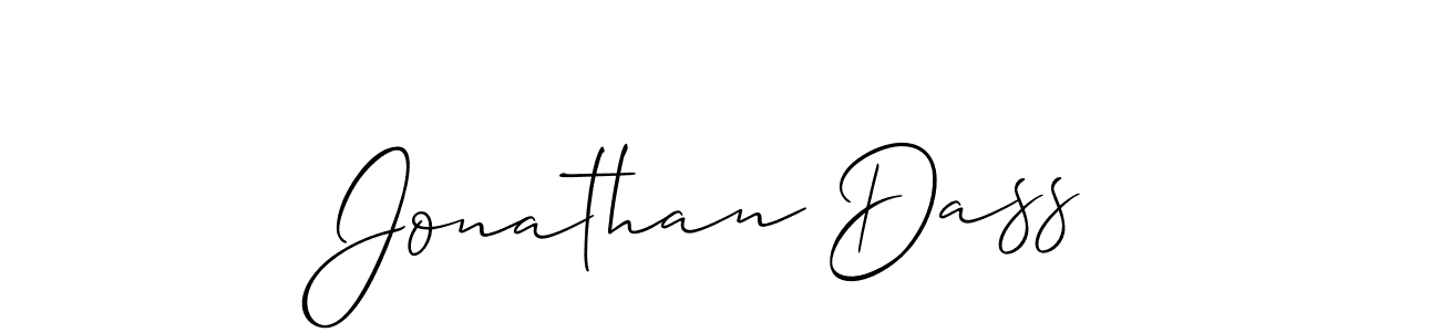 It looks lik you need a new signature style for name Jonathan Dass. Design unique handwritten (Allison_Script) signature with our free signature maker in just a few clicks. Jonathan Dass signature style 2 images and pictures png